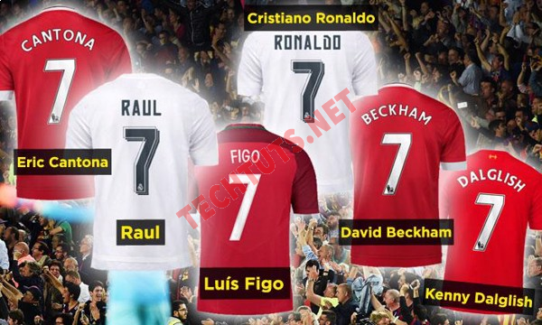 Ý nghĩa số 7 trong bóng đá - Ronaldo có lẽ là cái tên xuất sắc nhất