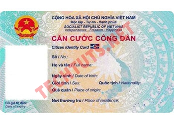 Cách tải phôi cccd hai mặt trắng, gắn chip miễn phí